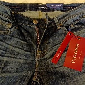 Vigoss jeans in size 28 waist dark blue wash